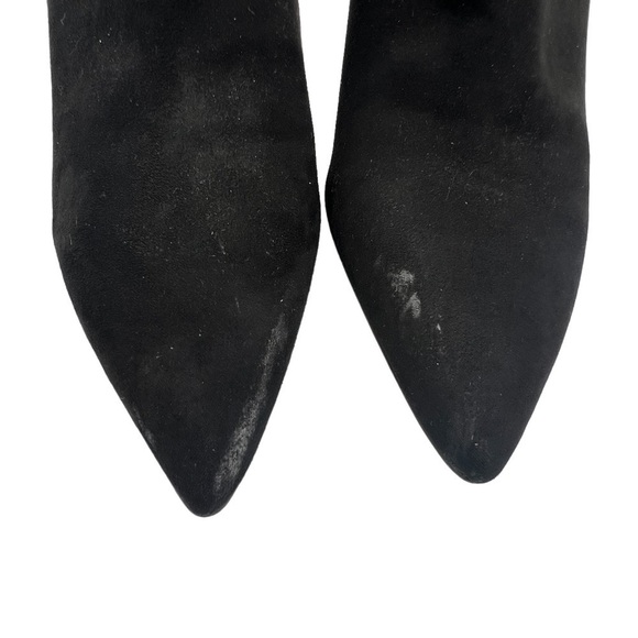 Zara Basic Black Knit Cigarette Pointed Toe Ankle Boots Size 40 Women’s - Picture 7 of 9